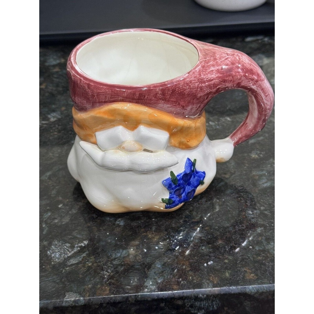 Vintage Nantucket Santa Claus coffee mug